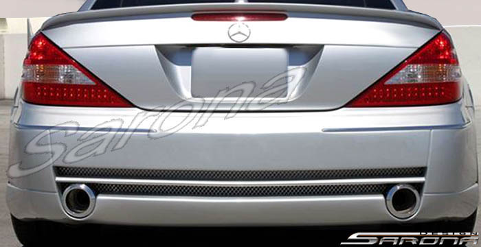 Custom Mercedes SL Rear Bumper  Convertible (2003 - 2012) - $890.00 (Part #MB-020-RB)